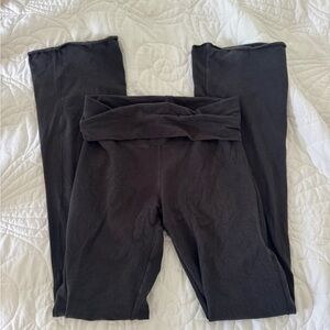 SKIMS Foldover Dark Gray Leggings